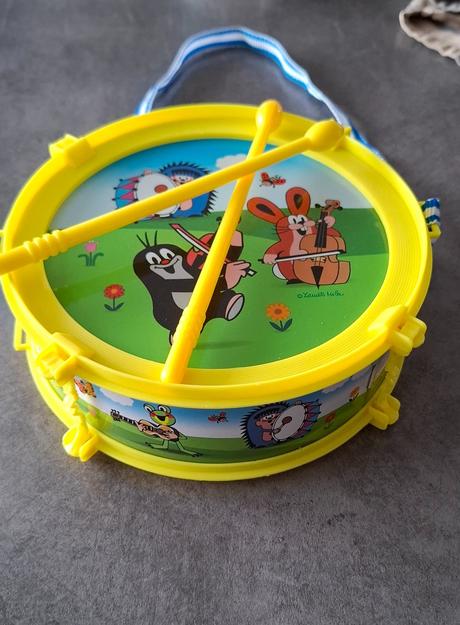 Plastový bubon krtko, 