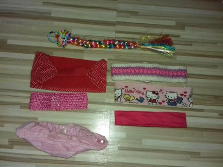 Čelenky + cofik do vlasov na gumičke, 