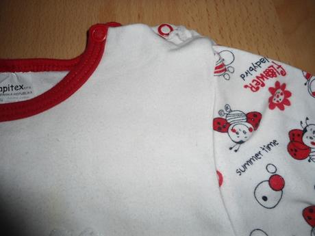 Biele body so suknickou, 80