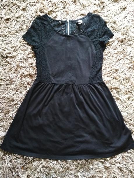 Šaty s krajkou, h&m,m