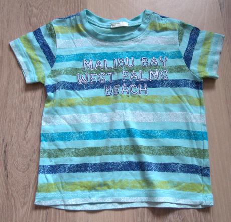 Chlapč. tričká benetton 6-9 mes., benetton,74