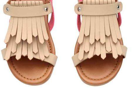 Pink sandálky, h&m,35