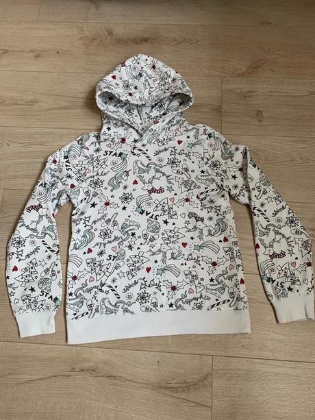 Vianočné tričko/mikina, h&m,158