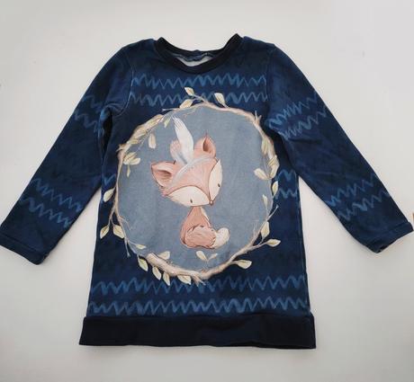 Dlhšia handmade mikinka, 98