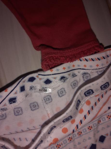 7x detské legíny 62/68, 68