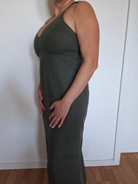 Ľanové šaty, h&m,40
