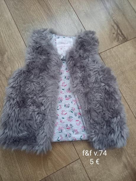 Kožušinová vesta, f&f,74