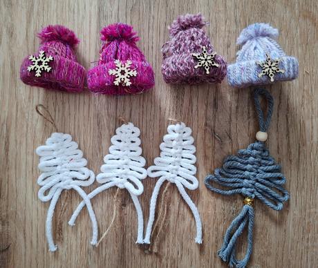 Makrame vianocne ozdoby, 