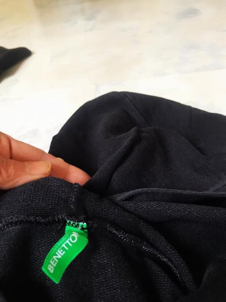 Bavlnená mikina, benetton,xl