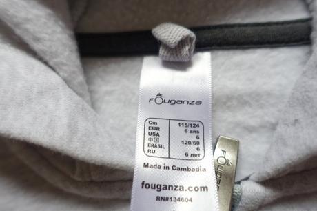 Jazdezká mikina fouganza, 116