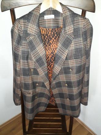 Vintage kárované sako - s, 36