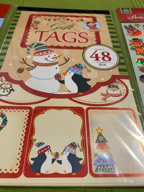 Krásne dekoratívne vianočné nálepky 3 druhy,