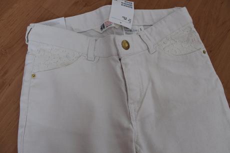 Nenosene s visackou 3/4tove  nohavice, h&m,134