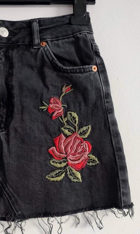 Riflová sukňa, topshop,xs