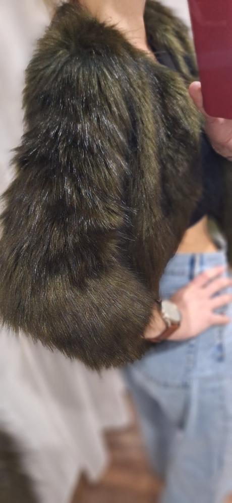 Kozuch stradivarius kabat bunda  36/38, stradivarius,m