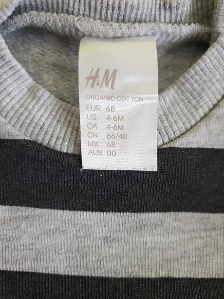 Teplákový overal bez kapucne, h&m,68