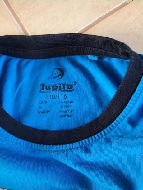 Chlapčenský pyžamový vrch /tričko, lupilu,116