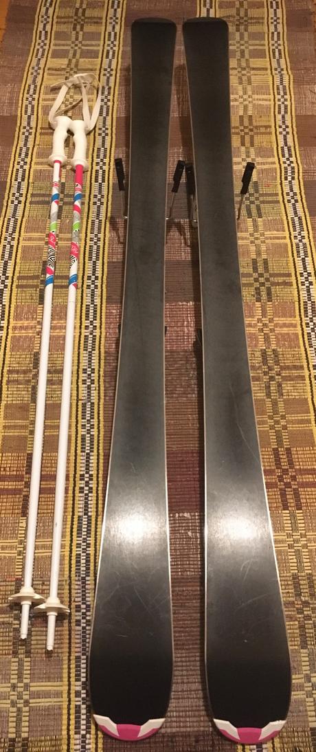 Lyže 130 cm a lyžiarky technopro sweety, 120-129 cm