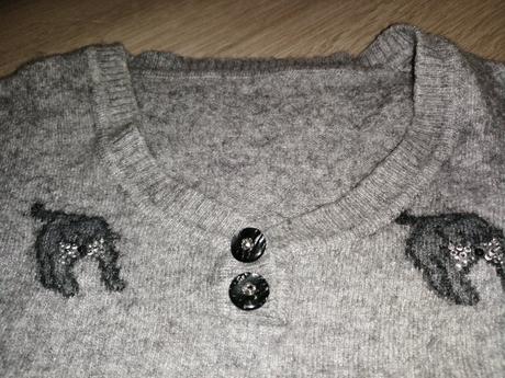 Kvalitný pulovrík mačičky s kašmírom, bellissima,140