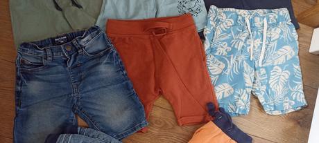 Balík kraťasov 110/116 h&m, next, lupilu, h&m,110