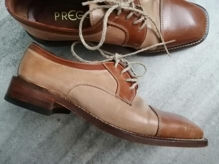 Kožené topánky prego, v38, 38