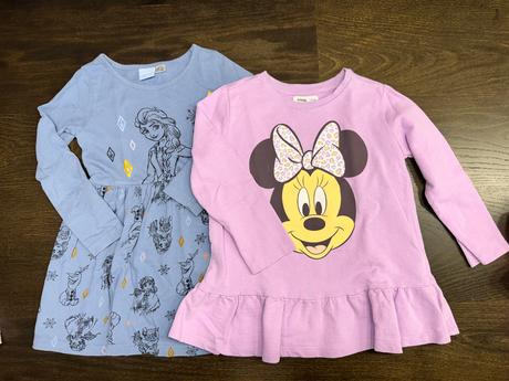 Balíček pre dievča jeseň/zima - šaty 110, 104–116