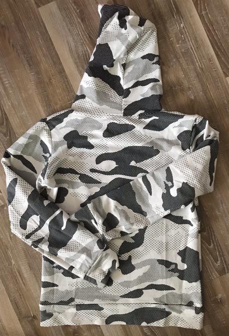 Dámska maskáčová mikina double red, l