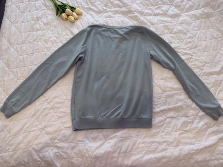 Štýlová modro-šedá mikina, new yorker,s