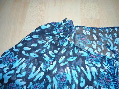 Modra bluzocka - na plavky, m