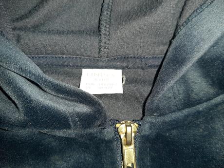 Zamatová mikina s volánom lindex, lindex,146