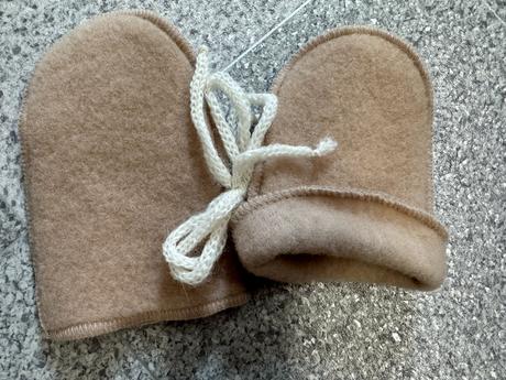 Nové novordenecké (dojčenské) palčiaky - vlnka, 56 / 62 / 68 / 74