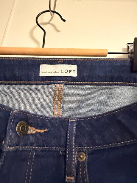 Tmavomodré džínsy loft, xl