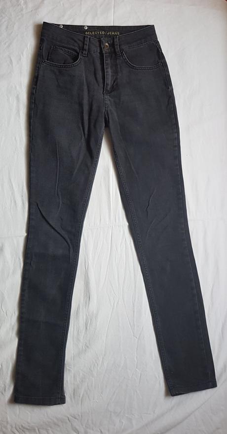 Selected femme skinny jeans s vyšším pásom, xs