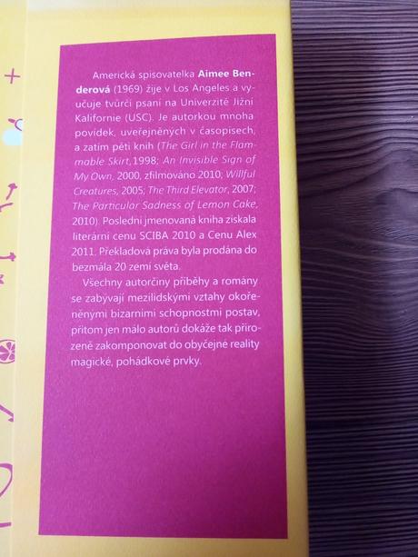 Zvláštní smutek citronového koláče - aimee bender,