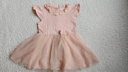 Tylové šaty s čipkou, next,74