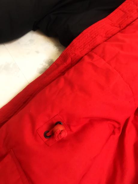 Pérová obojstranná teplá bunda xxl/3xl, xxl