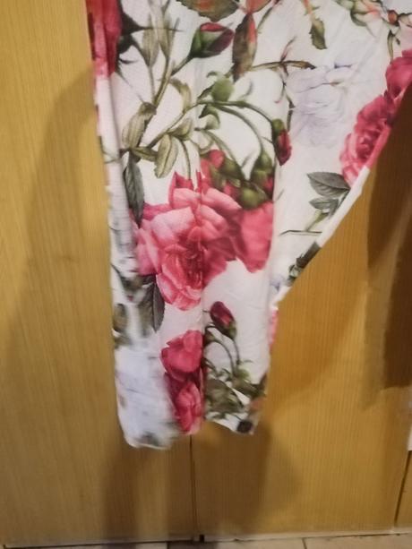 Dámsky široký kvietkovany overal, 