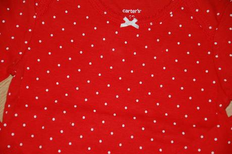 Červený komplet, carter's,86