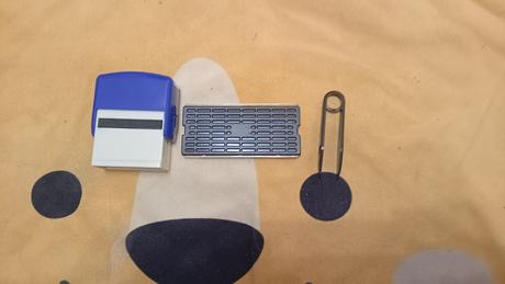 Predám modrú kancelársku pečiatku, 