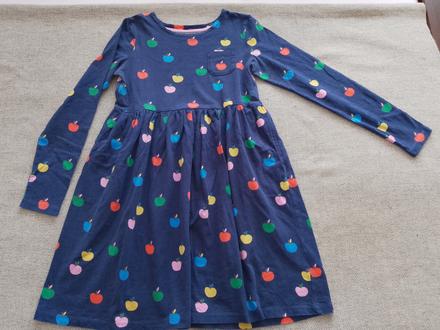 Dievčenské tmavo-modré šaty, mini boden,146