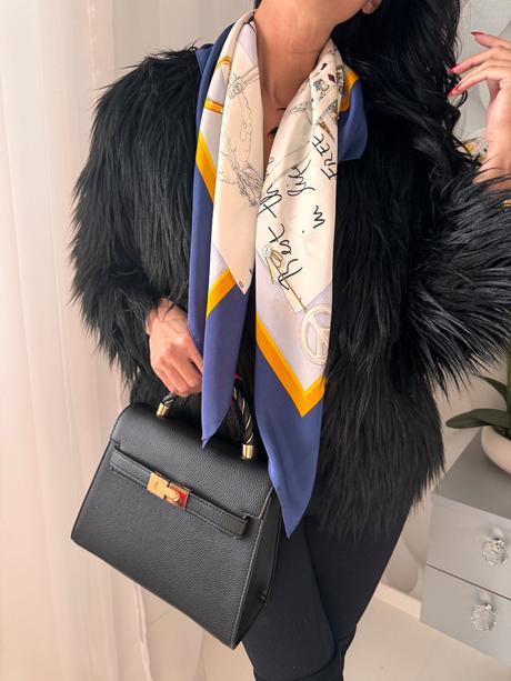 Moschino - farebná šatka, moschino