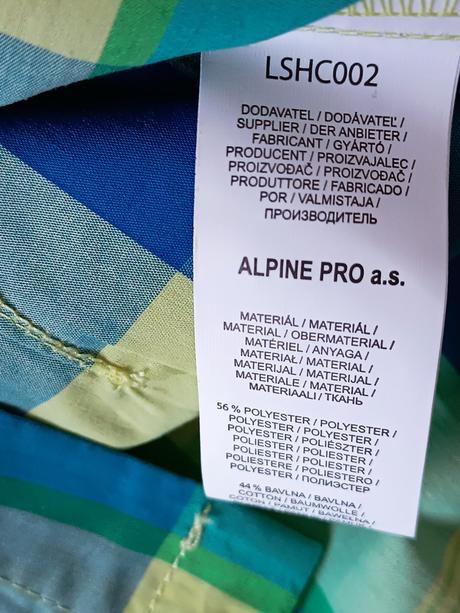 Bluzka s krátkym rukávom, alpine pro,m