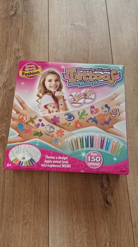 Kreatívna hra perleťové tetovanie, 