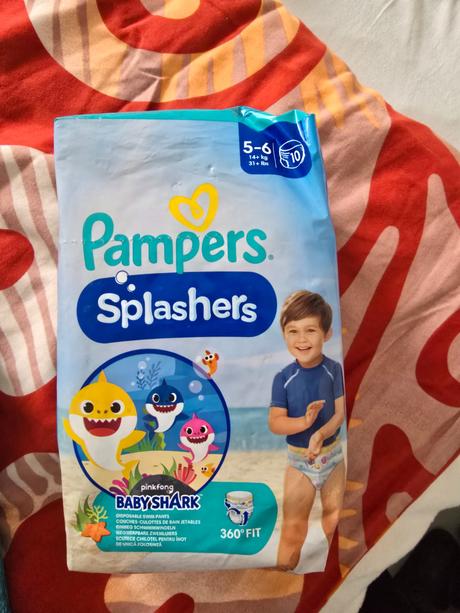 Plienky na plávanie veľ. 5-6, pampers,7 kg - 18 kg