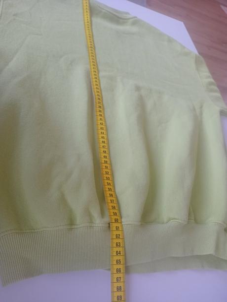 Neon lime mikina, pull&bear,s