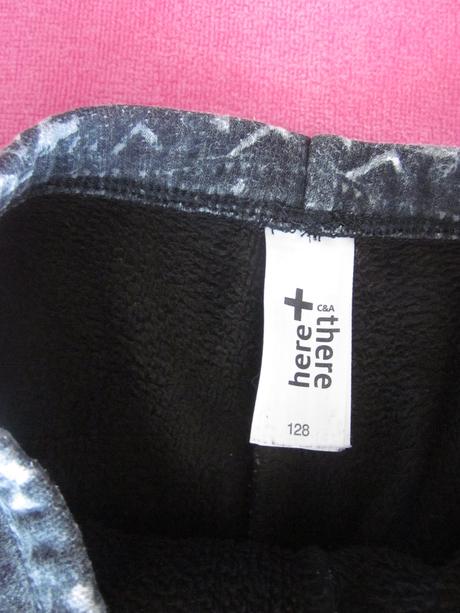 Oteplené legínky, c&a,122