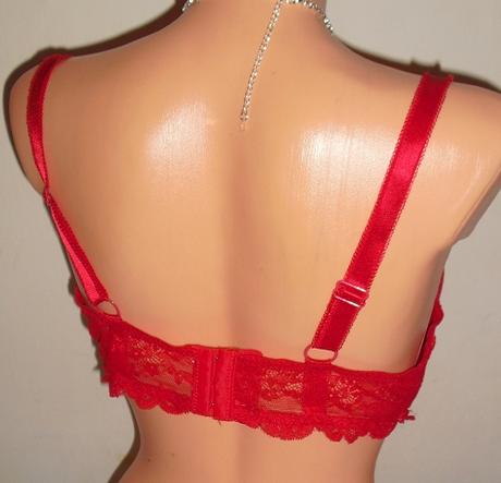Cervena podprsenka krajkovana, 85b