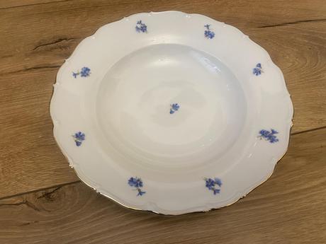 Hlboký tanier s kvetinovým vzorom, 