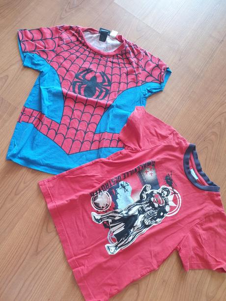 2x tricko 122/128, 128