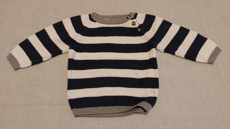 Sveter pásikový h&m 74, h&m,74